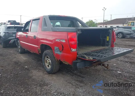 2005 Chevrolet Avalanche K1500 из США, поврежденный, VIN 3GNEK12Z75G160873